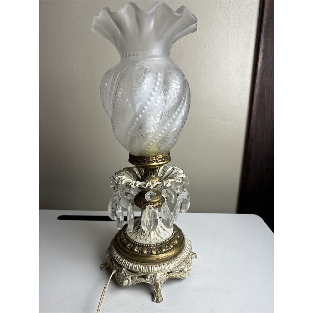 Vintage Lamp by Capitol Mould Casting Co NY Leviton Hollywood Regency Tested